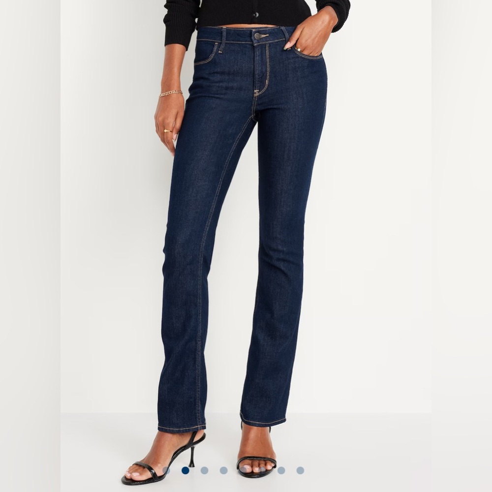 Old Navy Mid-Rise Wow Boot-Cut Jeans- Size 0